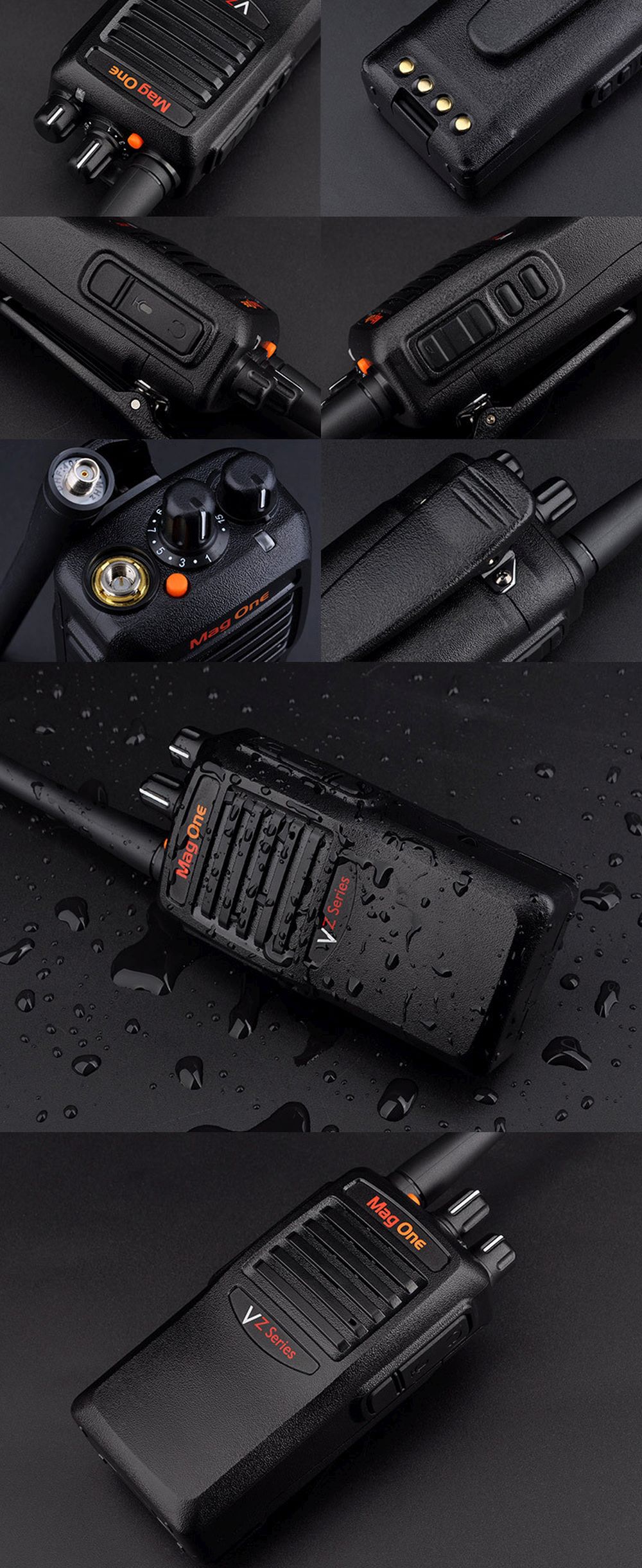 Motorola Mag One VZ-12 UHF Two Way Radio Walkie Talkie Handheld Transceiver  - Walkie-Talkie