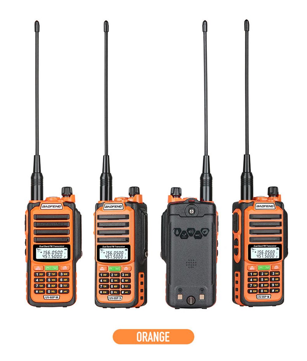 Baofeng UV-9R Plus ip68 Waterproof Walkie Talkie Two Way Radio Dual Band  Handheld Long range