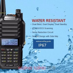 Baofeng GT-3WP IP67 Waterproof UHF VHF Dual Band Radio