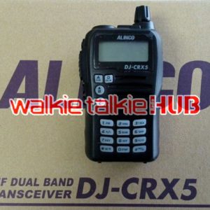 Alinco DJ-CRX5 Dual Band Walkie Talkie Ham FM Radio Transceiver