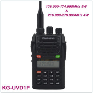 Dual Band Radio Special Band Wouxun KG-UVD1P 136-174/216-280MHz Portable Walkie Talkie