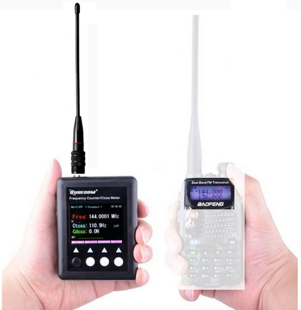 SURECOM SF-401 Plus Hand-held Frequency Counter Ctcss Meter For Digital DMR Walkie Talkie