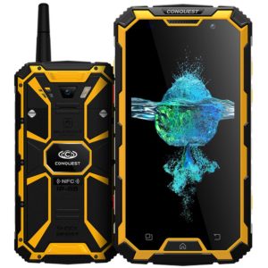 Conquest S8 Rugged Smartphone 4G LTE PTT Walkie Talkie Android GPS NFC Octa Core IP68 16MP 6000mAh