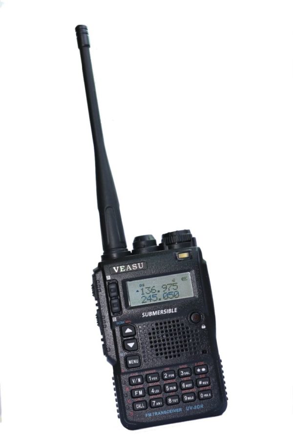 UV-8DR Handheld Walkie Talkie Tri Band Heavy Duty Submersible Transceiver