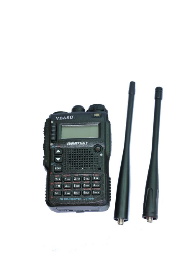 UV-8DR Handheld Walkie Talkie Tri Band Heavy Duty Submersible Transceiver - Image 2