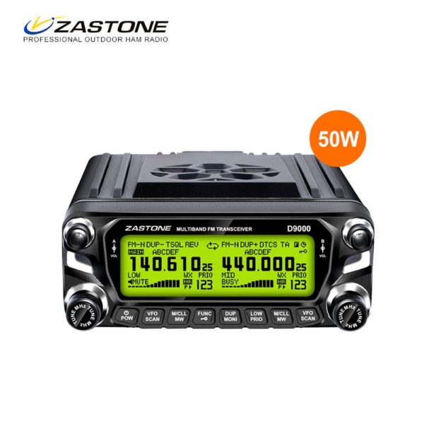 Dual Band Zastone D9000 50W Power Mobile Radio HF Transceiver For Car Bus Taxi