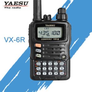 YAESU VX-6R Submersible JIS7 Handheld Analogue Dual Band Walkie Talkie