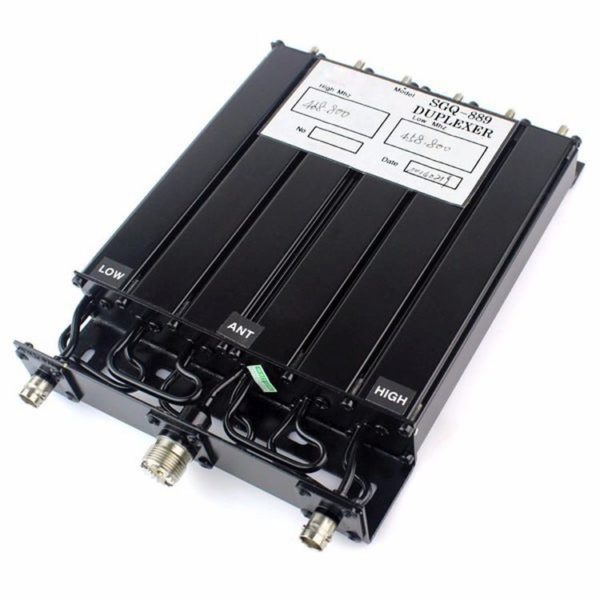 25W 6 Cavity SL16 & BNC Connector UHF Walkie Talkie Duplexer Repeater