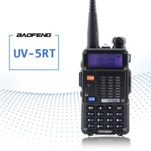 Baofeng UV-5RT DTMF Encoded VOX Alarm LED Flashlight Dual-band Walkie Talkie
