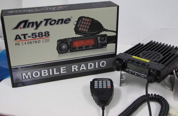 Anytone AT-588 400-490/136-174/ 220-260/ 66-88MHz Mounted Vehicle Car Mobile CB Radio - Image 5