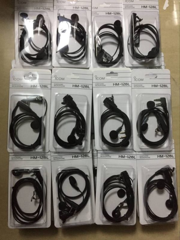 Wholesale ICOM Earphone Ptt Headset HM-128L For IC-F11 IC-F11S IC-F21 IC-F21BR IC-F21GM IC-F21S Radio - Image 3