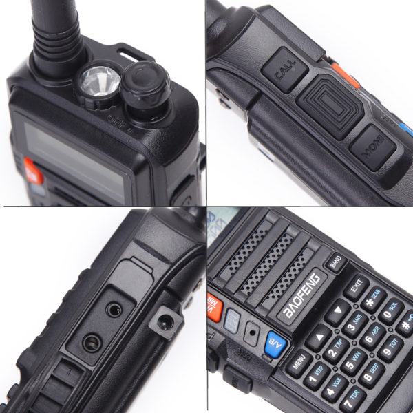 2018 Baofeng AS53 8W Dual Band 10KM Long Range Thicken Battery Handheld Analogue Radio - Image 6