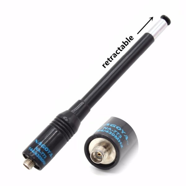 Universal Nagoya NA773 SMA-F Dual Band Telescopic Antenna for BaoFeng UV-5R GT-3 UV-82HP BF-F8+ UV-B6 888S H777 HYT Walkie Talkie - Image 4