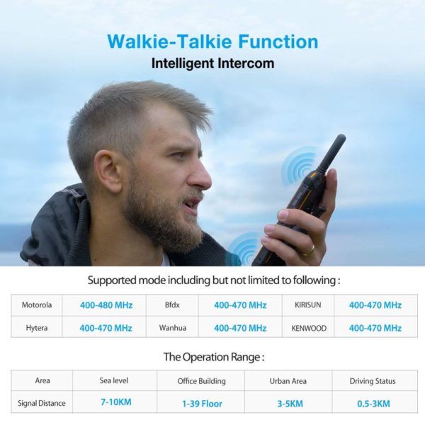 Talinfone 3T Phone 4G Android 8.1 Zello PTT DMR Digital UHF Walkie Talkie - Image 4