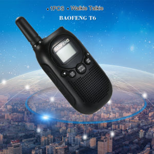 Baofeng T6 Mini Walkie Talkie 0.5W 446-446.2MHz 462-467MHz PMR FRS Two Way Radio