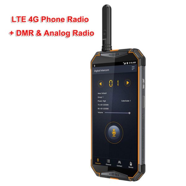 Talinfone 3T Phone 4G Android 8.1 Zello PTT DMR Digital UHF Walkie Talkie