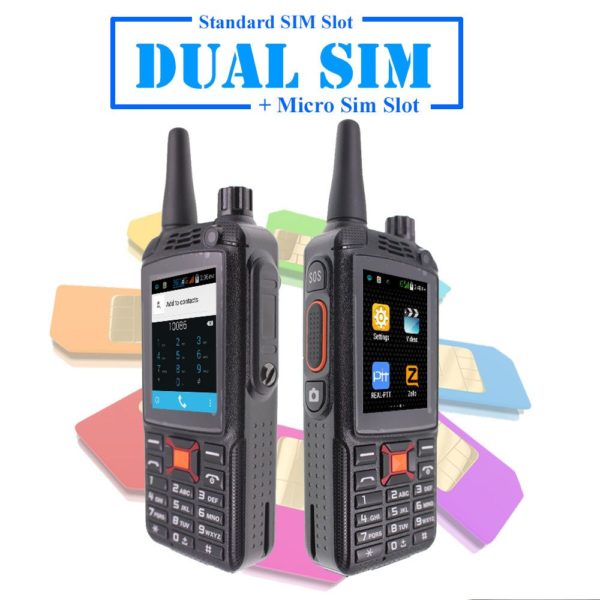 Upgraded F25+ Phone 4G LTE Zello PTT WCDMA GSM F25 Plus Android Radio