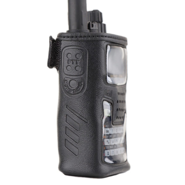 Yaesu VX6R walkie talkie VX-6R Leather Case CSC-91 Radio Case - Image 4