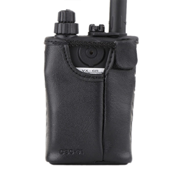 Yaesu VX6R walkie talkie VX-6R Leather Case CSC-91 Radio Case - Image 5