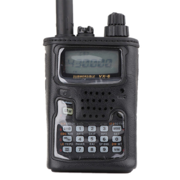 Yaesu VX6R walkie talkie VX-6R Leather Case CSC-91 Radio Case - Image 2