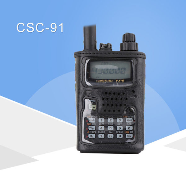 Yaesu VX6R walkie talkie VX-6R Leather Case CSC-91 Radio Case