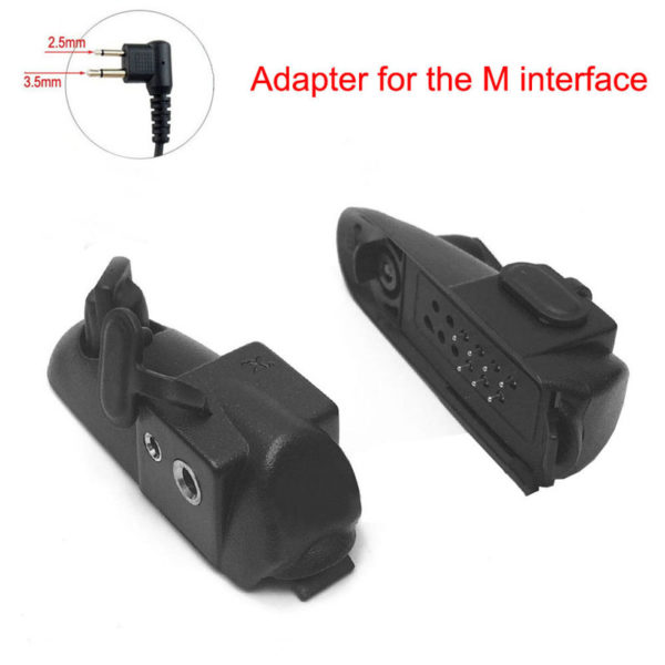 M Interface 2Pin Headset Port Audio Adapter For BF-9700 Baofeng BF-A58 BF-UV9R Plus - Image 5