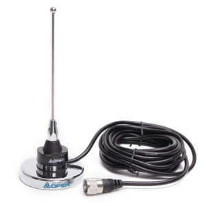 OPEK NC-450M UHF 400-520MHZ NMO Mini Antenna Magnet Mount Coaxial Cable for Baofeng QYT TYT Kenwood Mobile Radio Walkie Talkie 