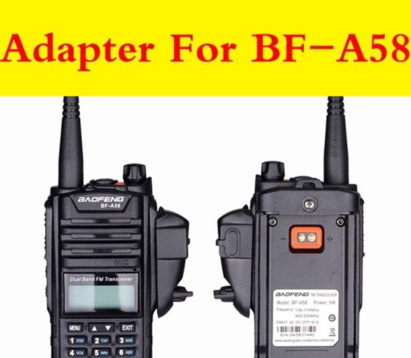 M Interface 2Pin Headset Port Audio Adapter For BF-9700 Baofeng BF-A58 BF-UV9R Plus - Image 2