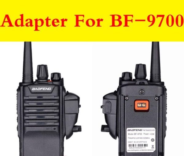 M Interface 2Pin Headset Port Audio Adapter For BF-9700 Baofeng BF-A58 BF-UV9R Plus