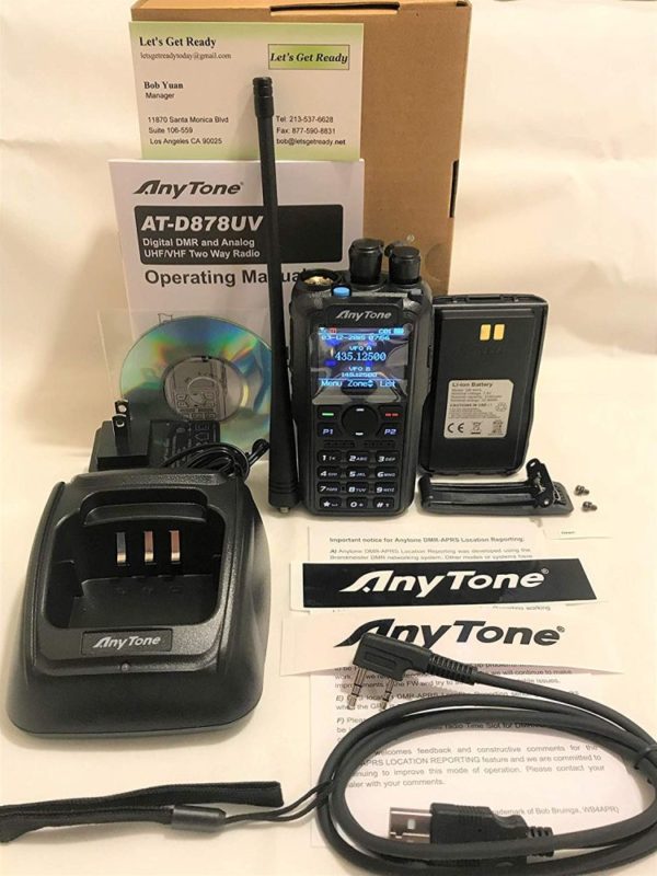 Anytone D878UV DMR VFR Operation GPS Dual Band AT-D878UV Digital Radio - Image 5