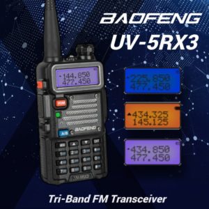 Update 5R-Plus Baofeng UV-5RX3 Tri-Band VFO Handheld Walkie Talkie