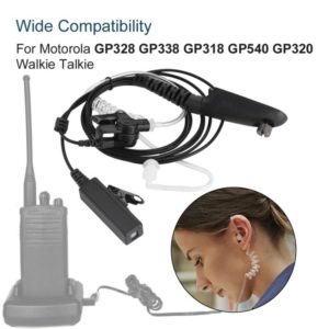 Motorola GP328 GP338 GP318 GP540 GP320 4ft Radiation-proof PTT Acoustic Tube Earpiece