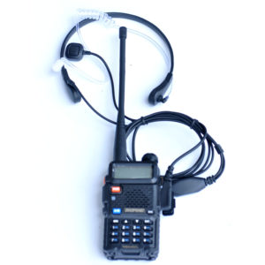 Throat Microphone Throat Vibration Headset For Two Way Radio BaoFeng UV-5R UV-82 UV-B6 BF-888S