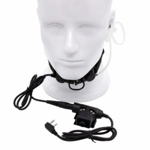 Intercom Z Tactical Throat Mic Z003 Air Tube Headset with U94 PTT