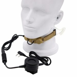 Z Tactical Throat Mic Z003 Headset with Waterproof PTT for BaoFeng UV-5R UV-B5 B6 DM-5R TYT TH-UV8000D Retevis H777 RT22 Radio