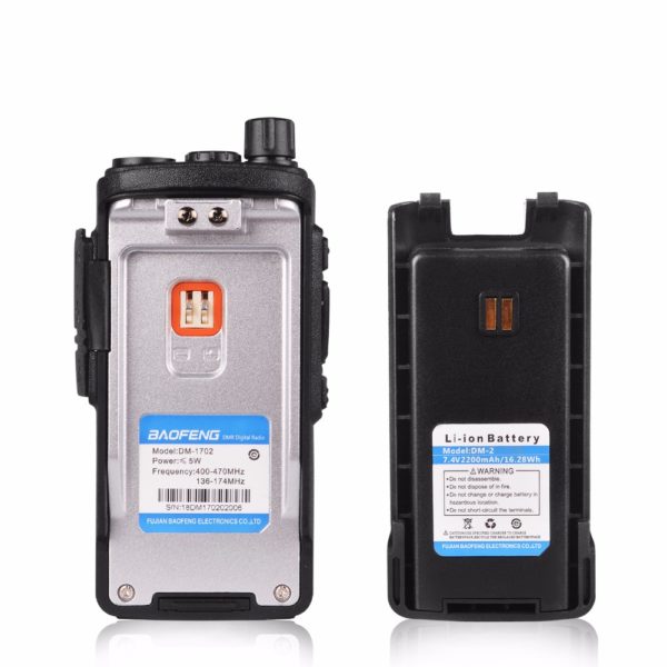 Baofeng DM-1702 GPS DMR Walkie Talkie VHF UHF Dual Band Digital Two Way Radio - Image 5