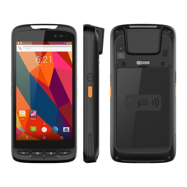 M598 4G Phone Barcode Scanner PDA 5 Inch Android 8.1 NFC Charging Dock