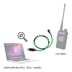 PC004 FTDI USB Programming Cable Plug and Play for Baofeng Kenwood TYT Walkie Talkie