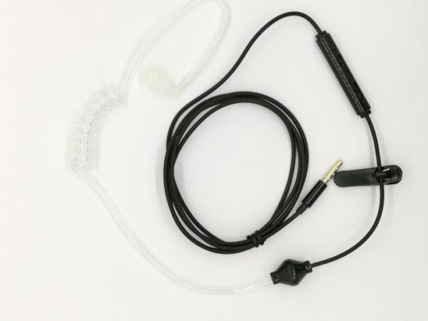 3.5mm plug Security Headset with PTT for Zello APP on Android IOS Smartphone - Image 2