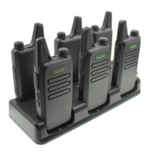 WLN Walkie Talkie 6 In 1 Charger Two Way Radio Kd-C1 Unit Charging For Kd C1 2 Way Radio Radio Charger