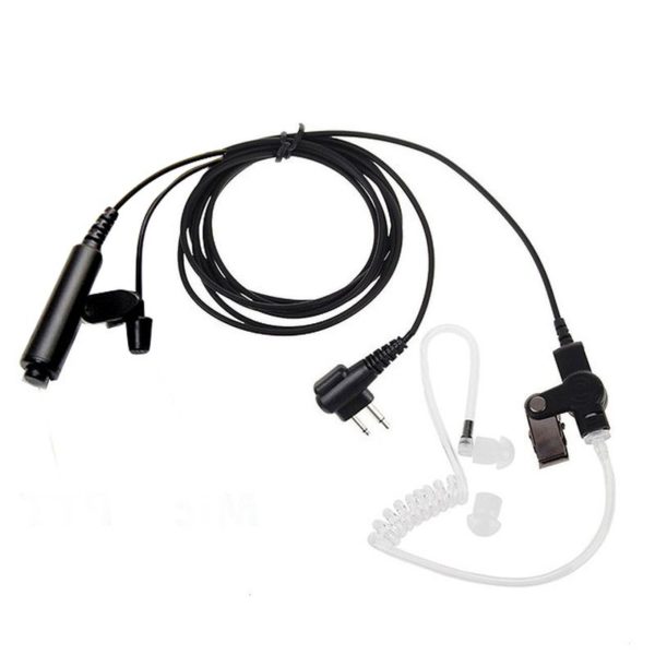 Motorola 2-pin M1 3-wire Security Headset Covert Acoustic Tube Earpiece - Image 2