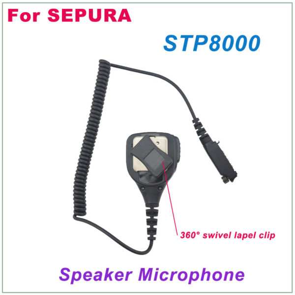 IP54 Waterproof Speaker Microphone For Motorola Sepura STP8000 STP9000 Radio HF Transceiver - Image 2