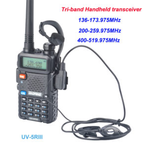 Free Handsfree Baofeng UV-5RIII Tri-band Handheld FM Transceiver
