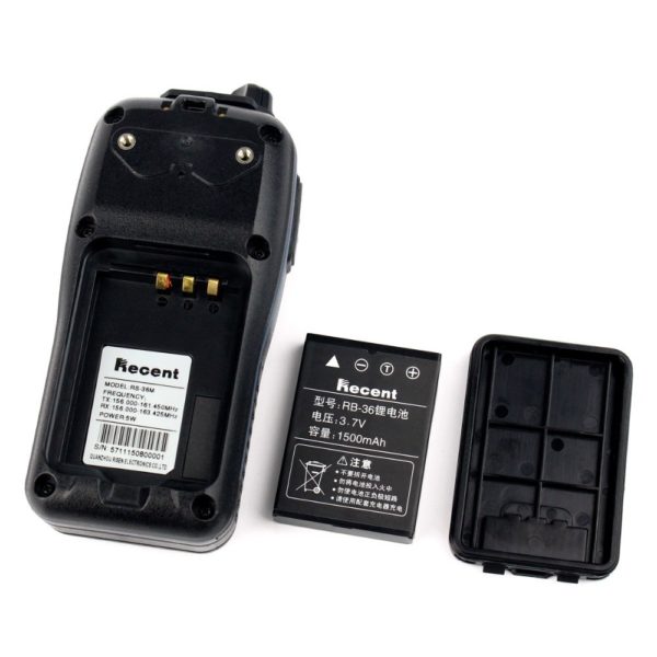 Recent RS-36M IPX7 VHF Handheld Marine Radio - Image 4