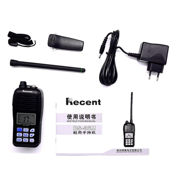 Recent RS-36M IPX7 VHF Handheld Marine Radio - Image 5