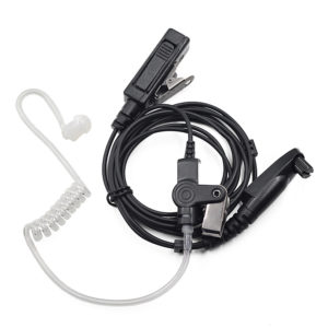 Surveillance Earpiece PTT Mic for Motorola Radio GP328plus GP338plus GP344 GP388 GP688 EX500 EX600 Walkie Talkie