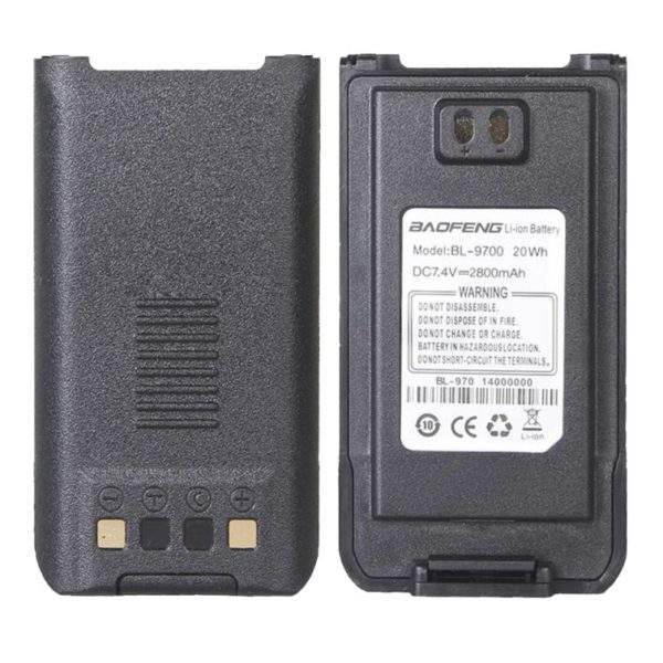 Baofeng 7.4V Li-ion Battery 2800mAh for BF-A58 BF-9700 Waterproof Walkie Talkie