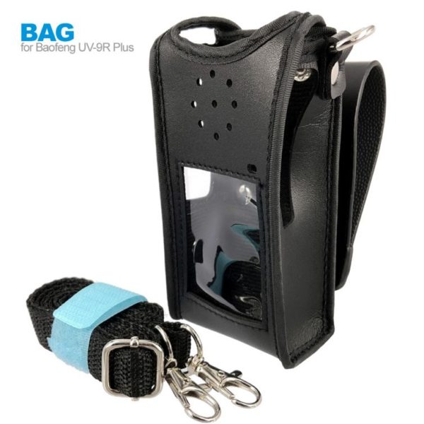 Leather Case Cover Bag For Baofeng UV-9R Plus BF-A58 BF-9700 GT-3WP UV-XR UV-5S UV 9R Walkie Talkie Accessories - Image 2