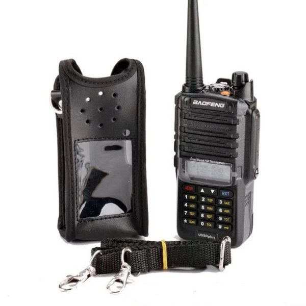 Leather Case Cover Bag For Baofeng UV-9R Plus BF-A58 BF-9700 GT-3WP UV-XR UV-5S UV 9R Walkie Talkie Accessories
