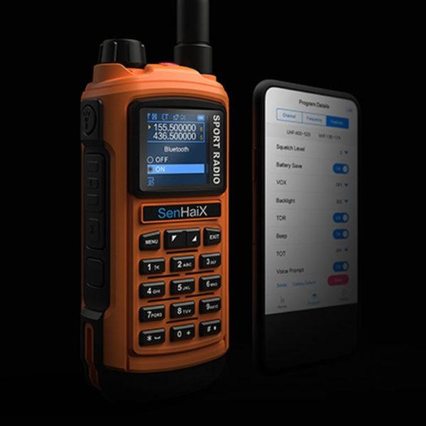 SenHaiX 8800 Bluetooth Programming Professional Dual Band Two Way Radio - Image 3